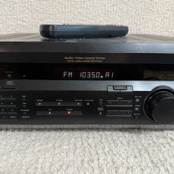 Sony STR-DE435 51.Ch 400W AM-FM Stereo Receiver‎ with Remote *TESTED* - Picture 7 of 12